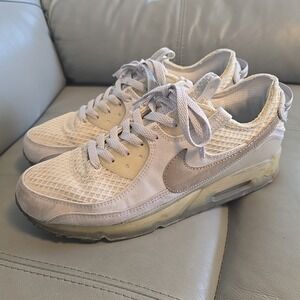 Nike Air Max Terrascape 90 Shoes Mens Size‎ 9.5/9 Sail White DM0033-100 Sneakers